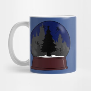 Cornish pixies snow globe Mug